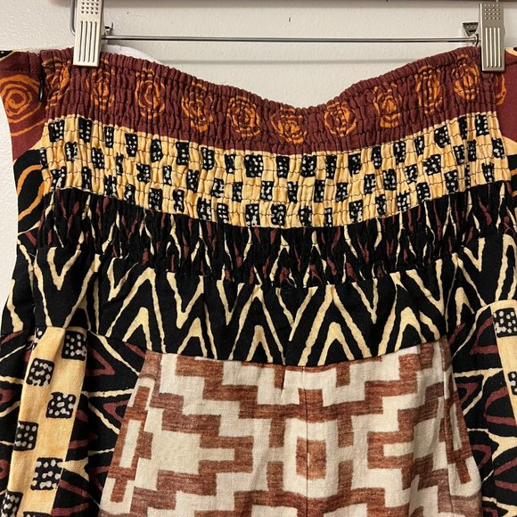 Anthropologie Brown Nwot Verb Pallavi Singhee Geo Cut-out Midi Night Out Dress - Picture 7 of 8